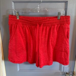 St. John's Bay Vibrant Red Shorts